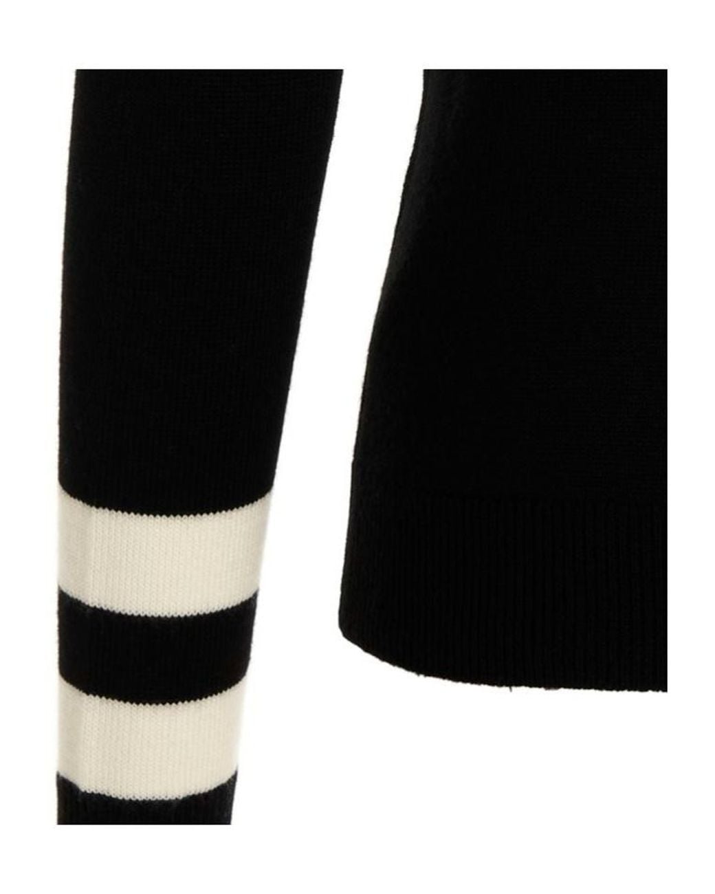 Perfect Moment Black Schild Jacquard Knitwear