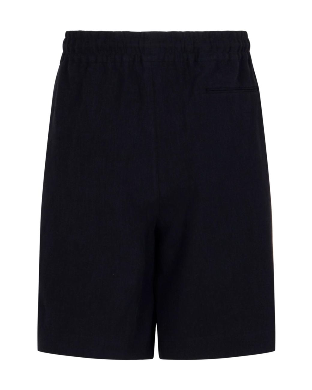 Giorgio Armani Blue Relaxed Fit Drawstring Shorts for men