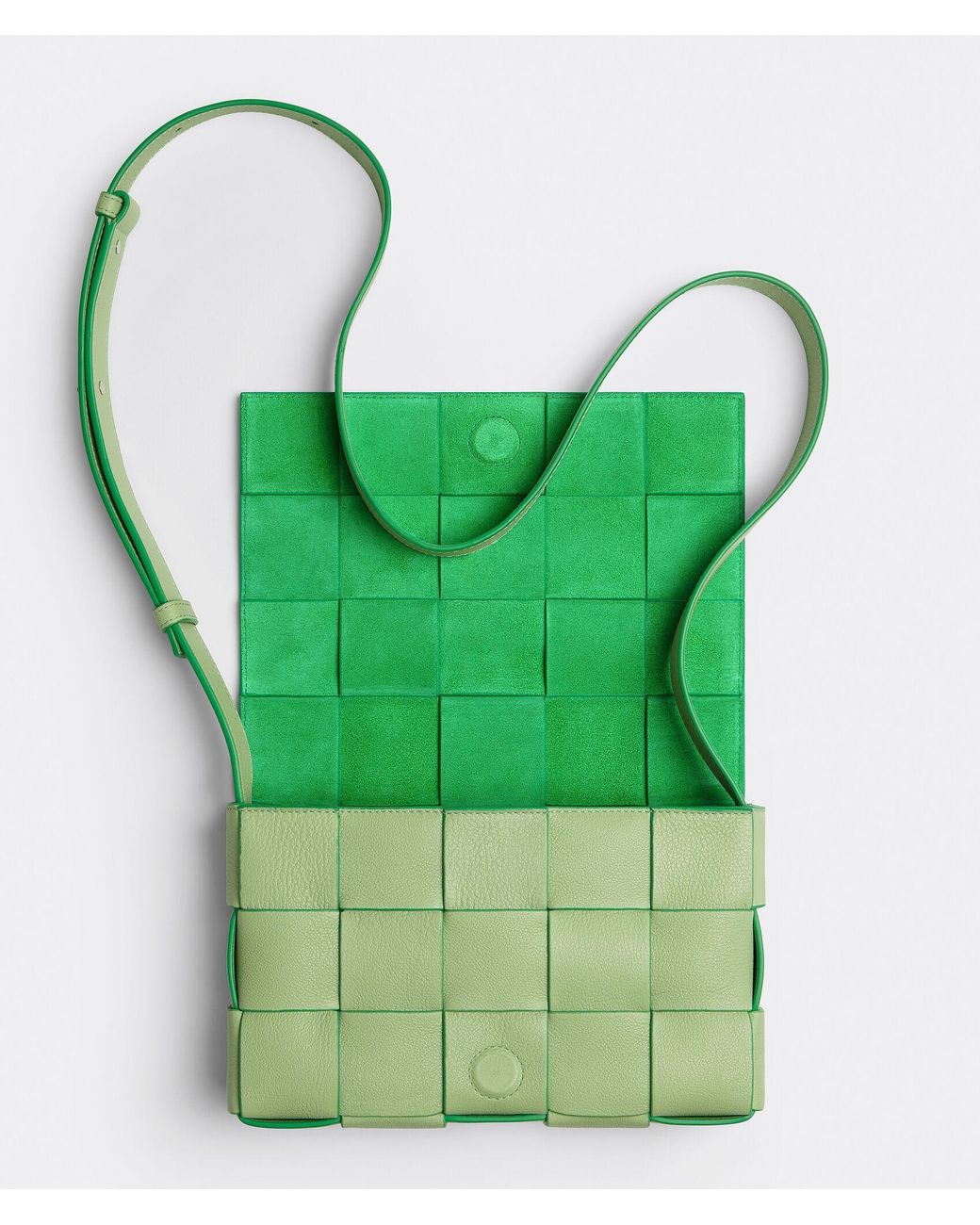 Bottega Veneta Green Cassette Crossbody Bag
