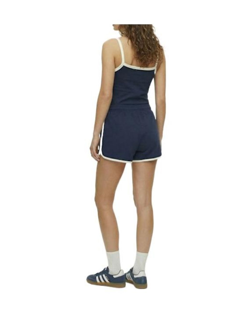 Sporty & Rich Blue Sports Shorts With Elastic Waistband