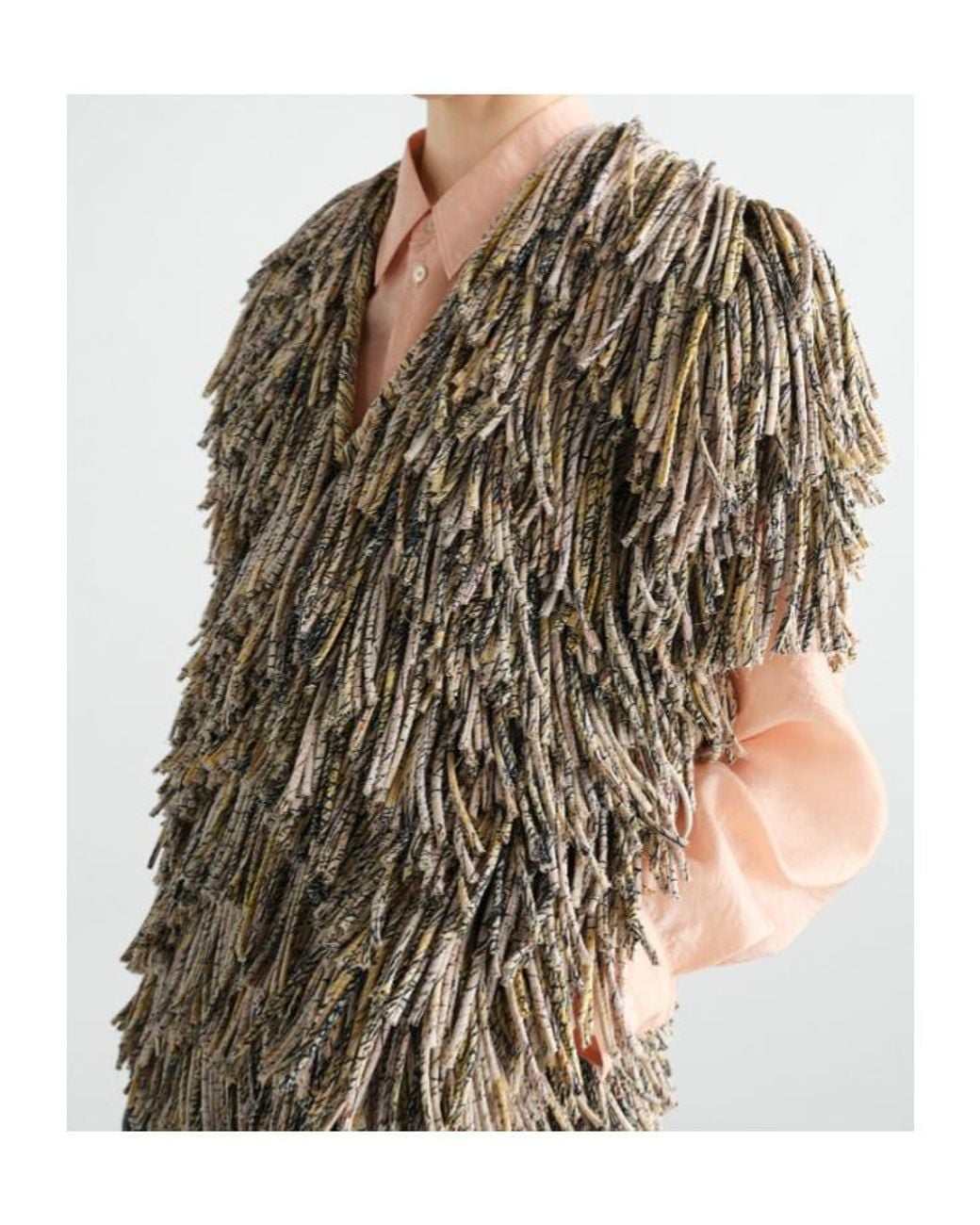 Lemaire Multicolor Flashback Fringed Top