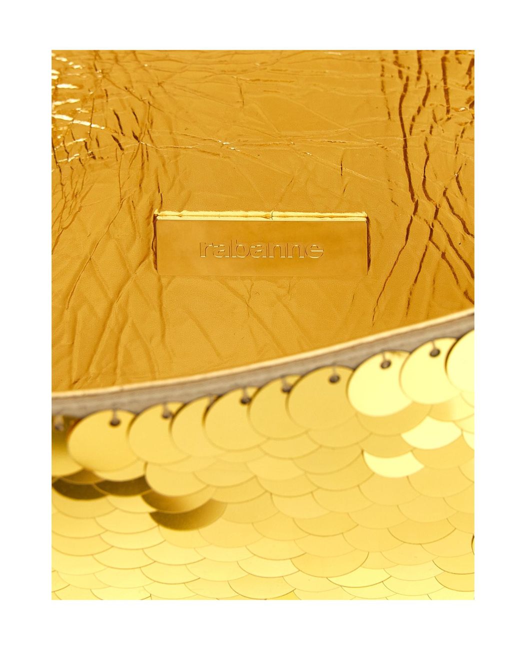 Rabanne Metallic Rabanne Sequin Chain Shoulder Bag