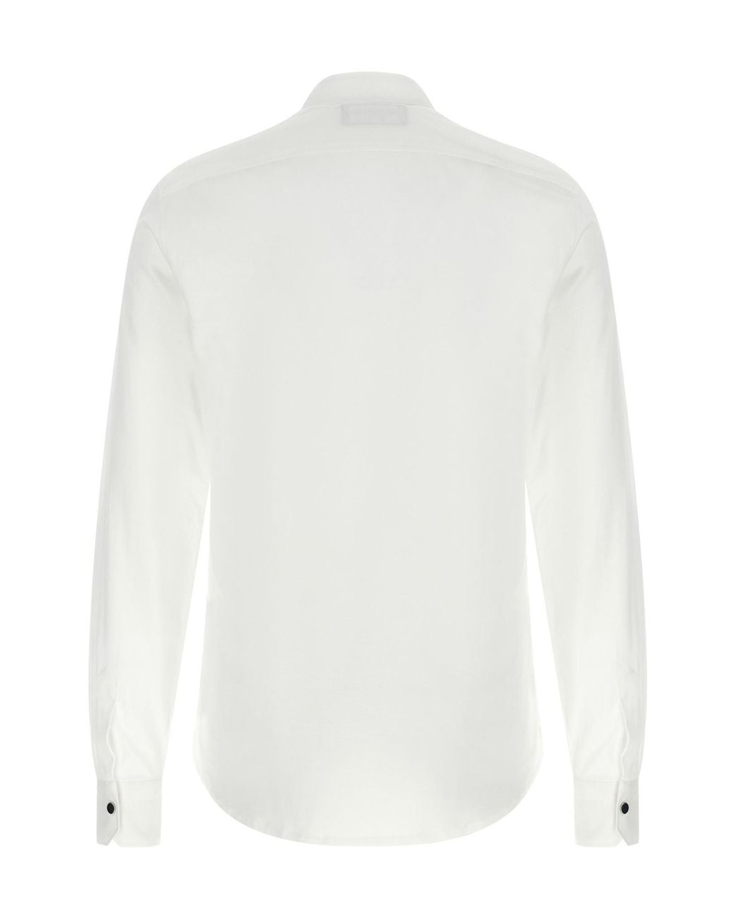 Kiton White Buba Snap-Front Shirt for men