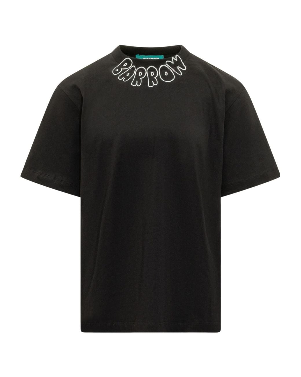 Barrow Black Teddy Graphic T-Shirt for men