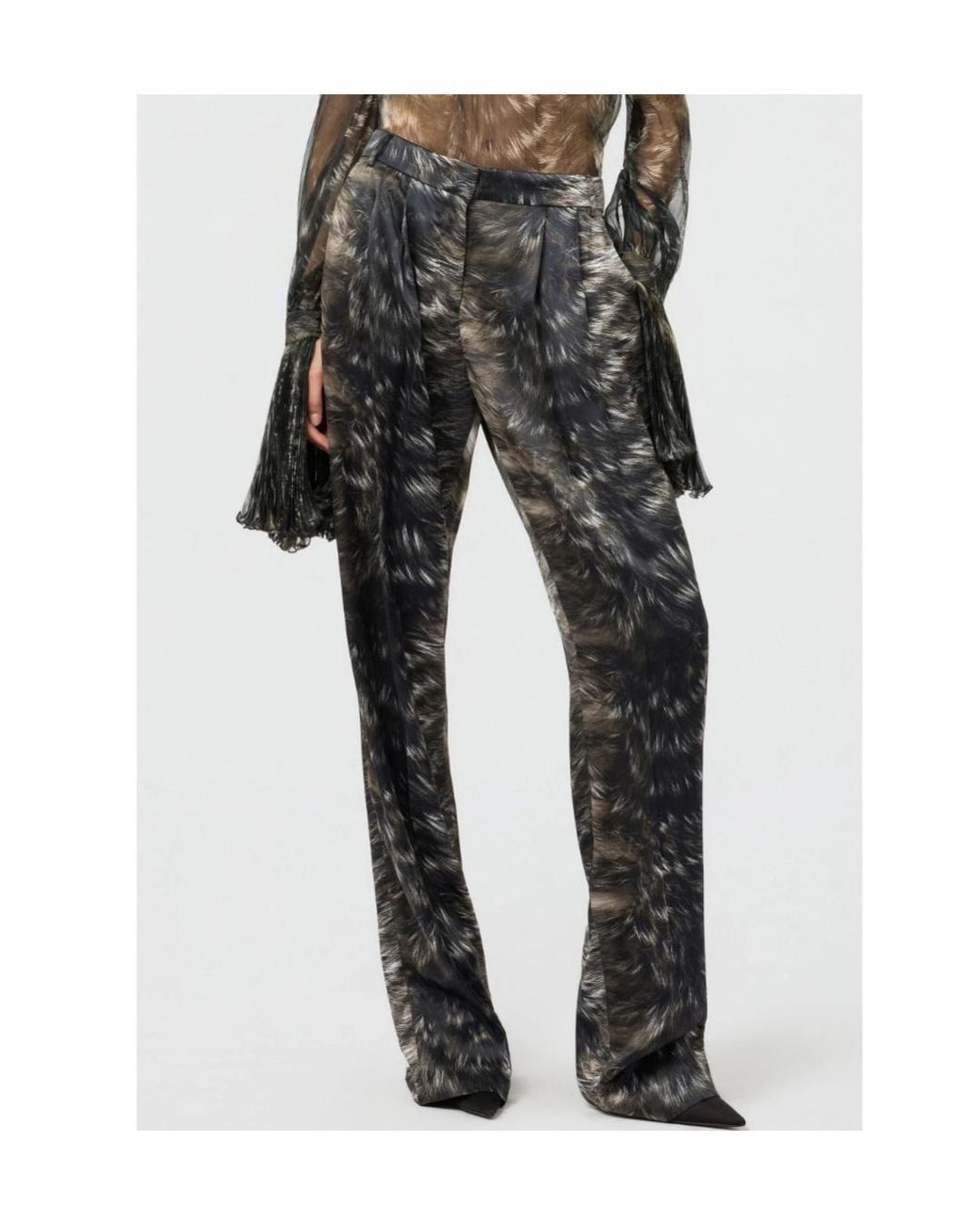 Roberto Cavalli Gray Trousers