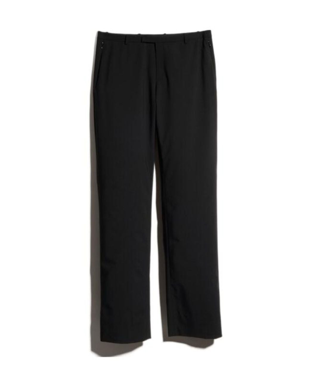 Gucci Black Technical Wool Blend Pants for men