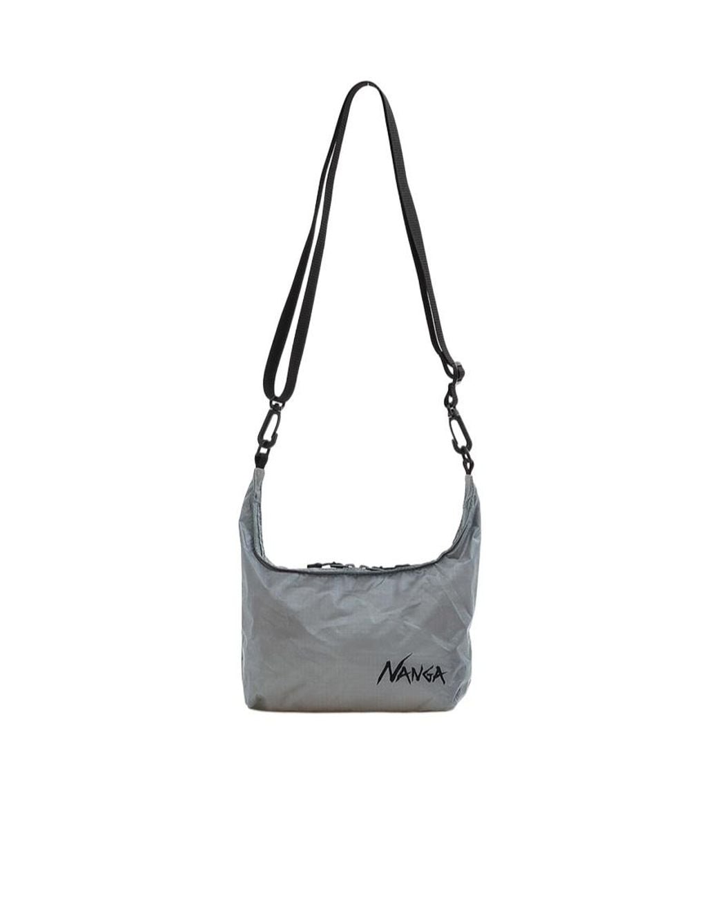 NANGA White Zippered Shoulder Bag for men
