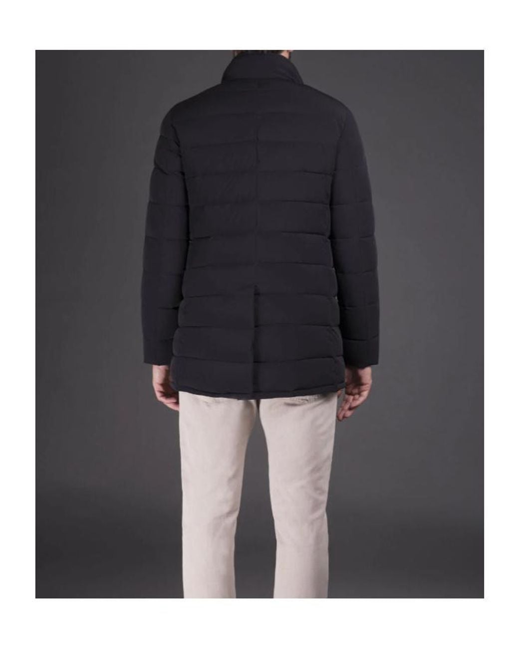 Moorer Blue Calegari Kn Coat for men