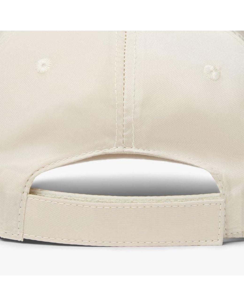 Fendi White Logo Embroidered Baseball Hat for men
