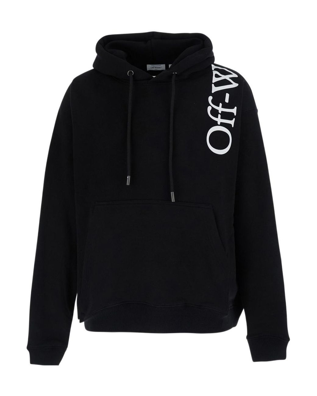 Off-White c/o Virgil Abloh Black Logo Long-Sleeve Sweatshirt for men
