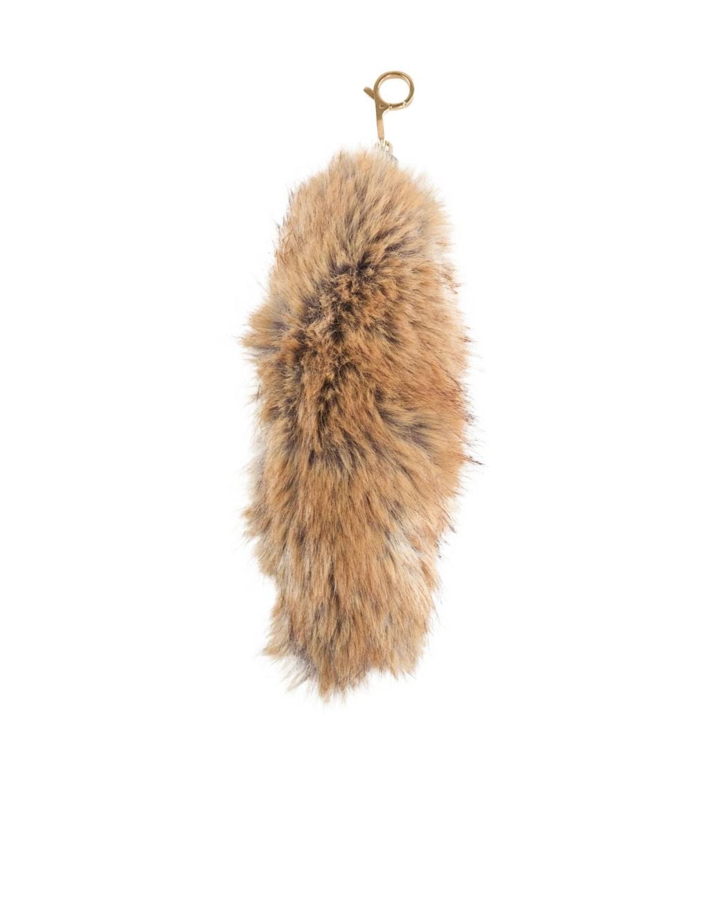 Burberry White Solid-Colored Plush Pendant