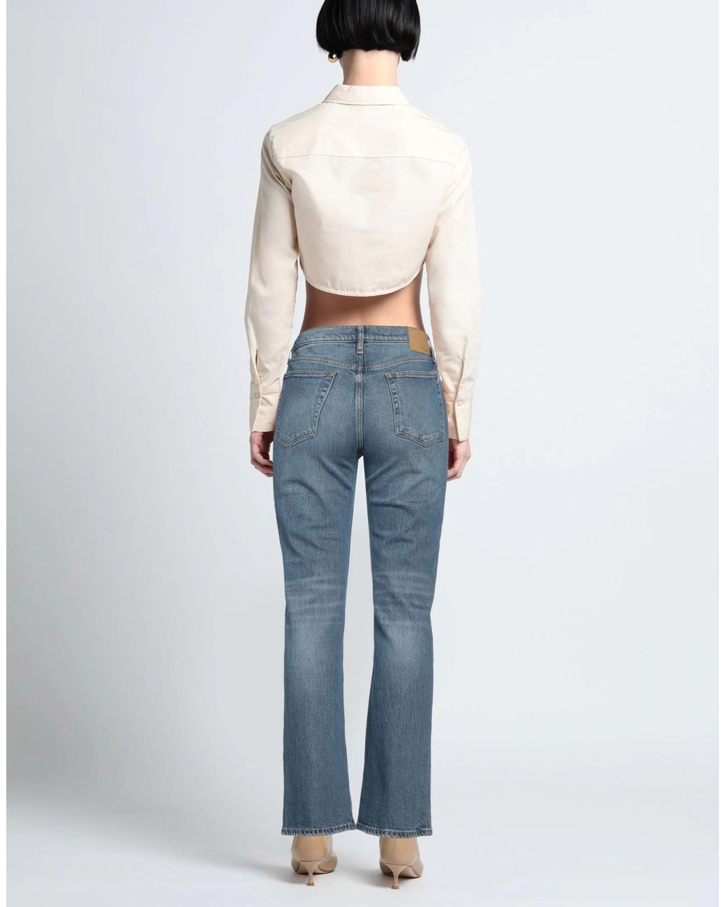 Rag & Bone Blue Denim Trousers