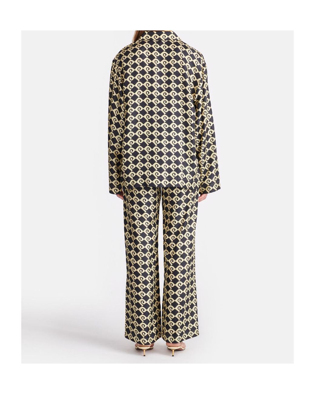 Nanushka Green Geometric Shirt