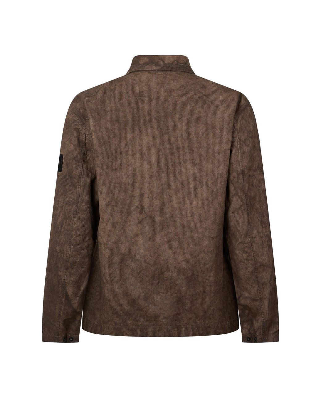 Stone Island Brown Camouflage Casual Overshirt for men