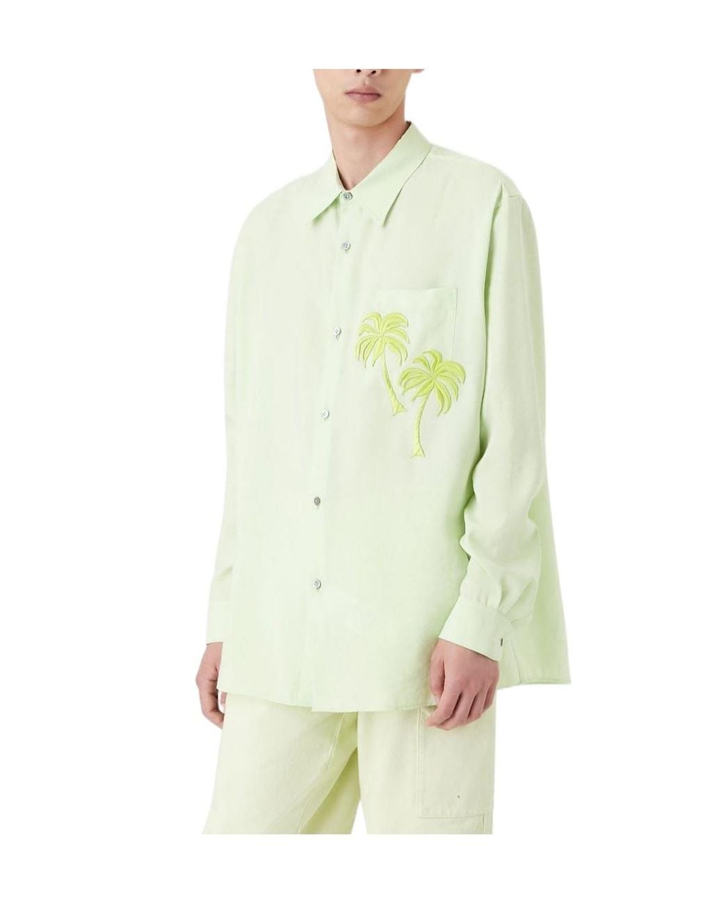 Emporio Armani Green Light Mint Longsleeve Shirt for men
