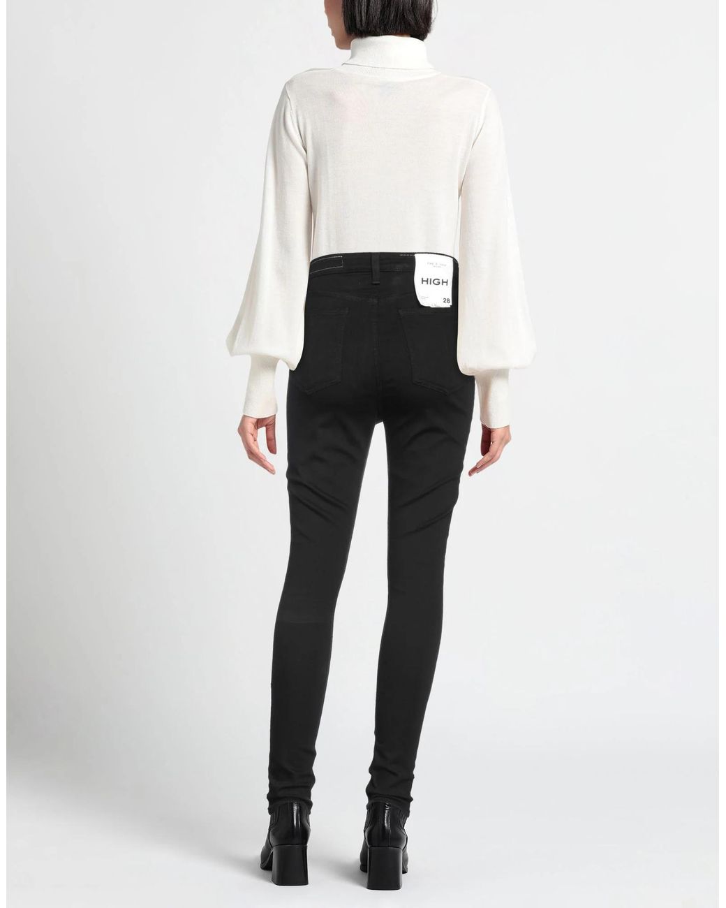 Rag & Bone Black Denim Trousers
