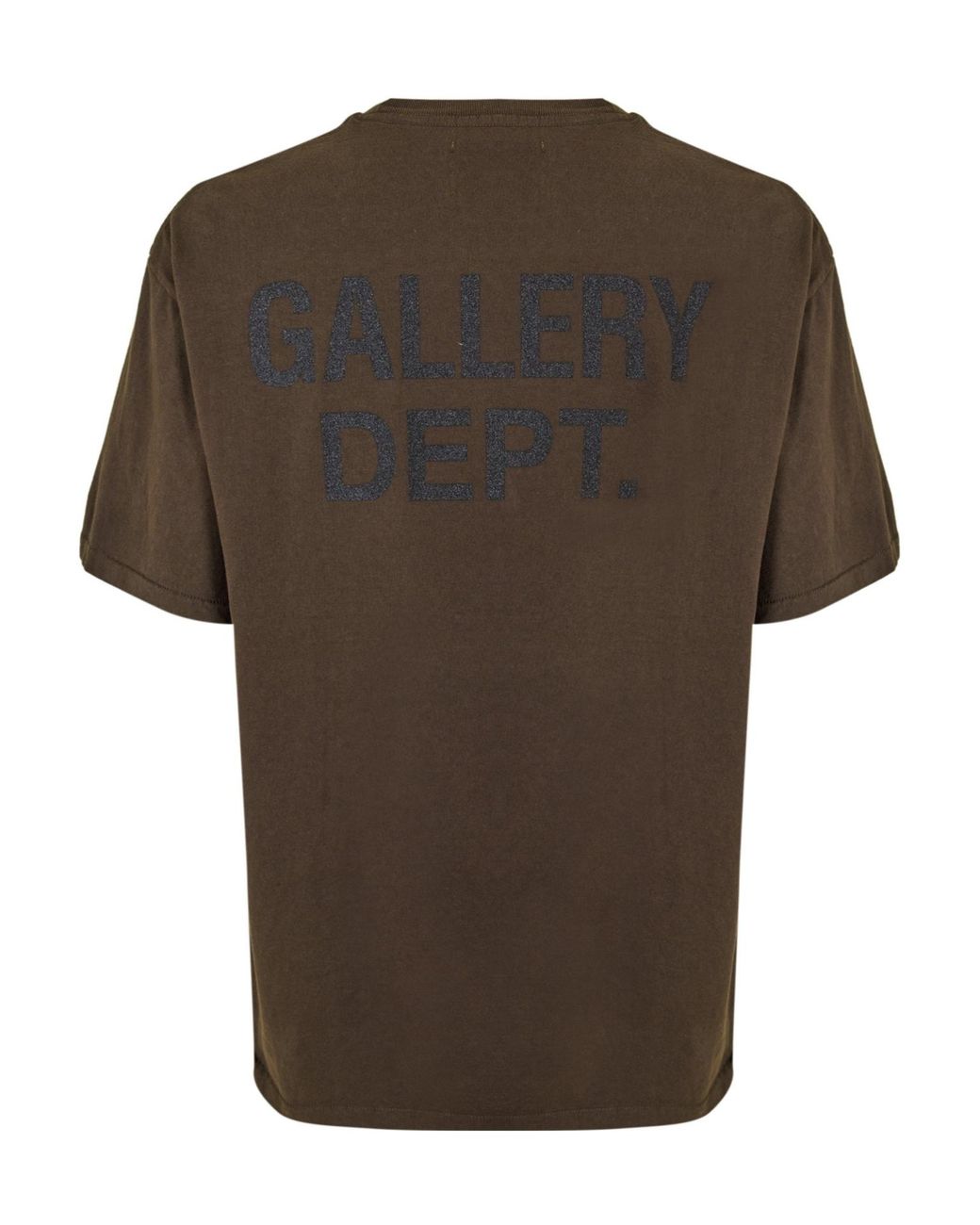GALLERY DEPT. Brown Logo Short-Sleeved T-Shirt for men