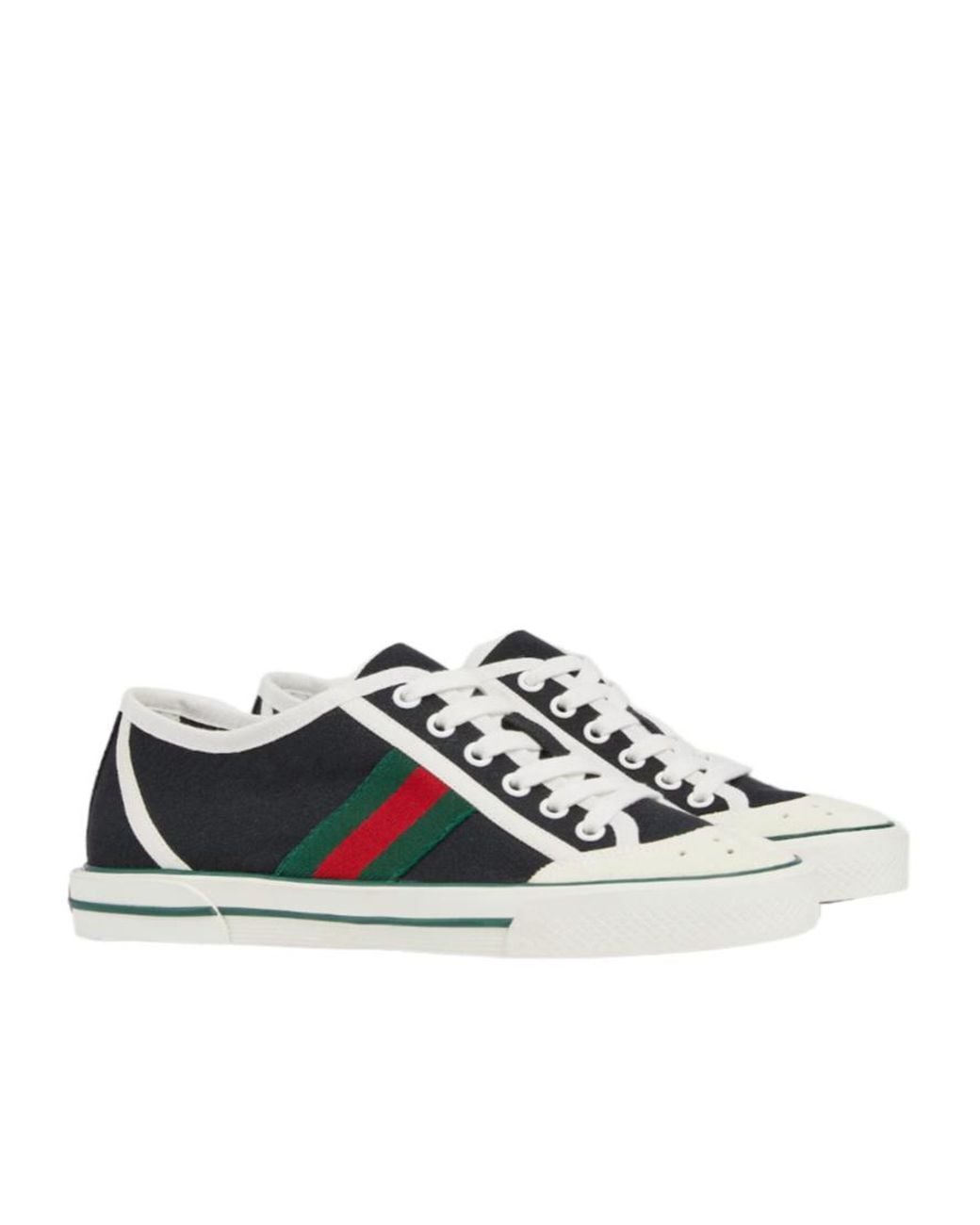 Gucci Multicolor Web-Stripe Low-Top Sneakers