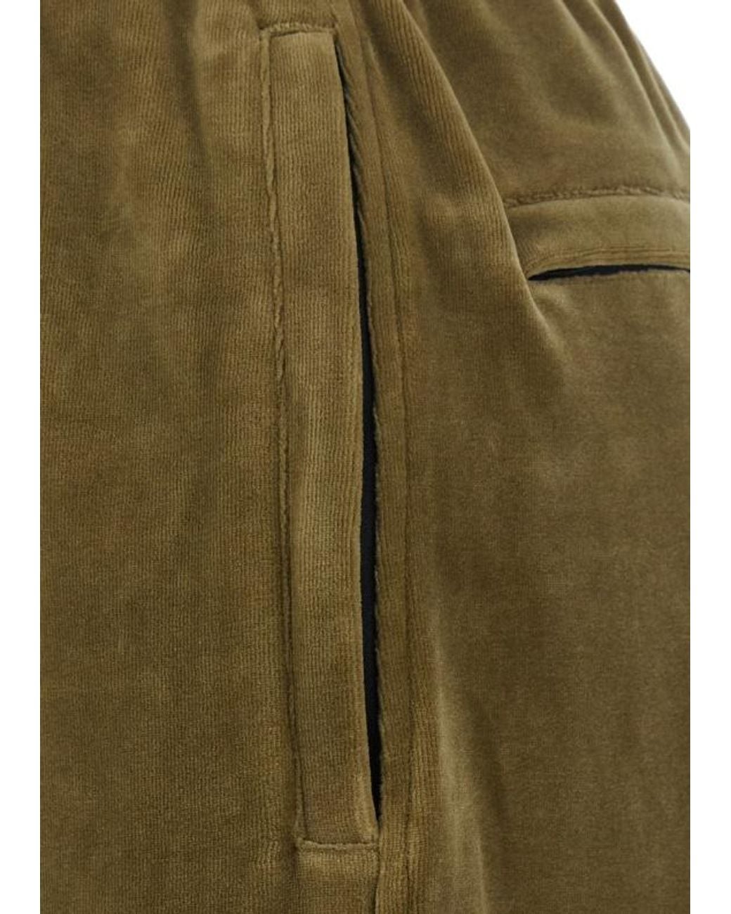 Phoebe Philo Green Elastic-Waist Athletic Pants