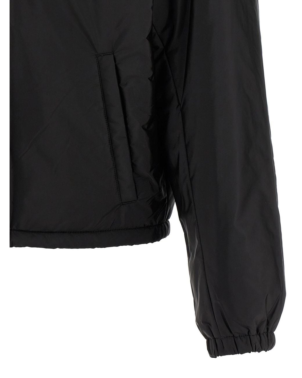 Prada Black Re-Nylon Bomber Jacket for men
