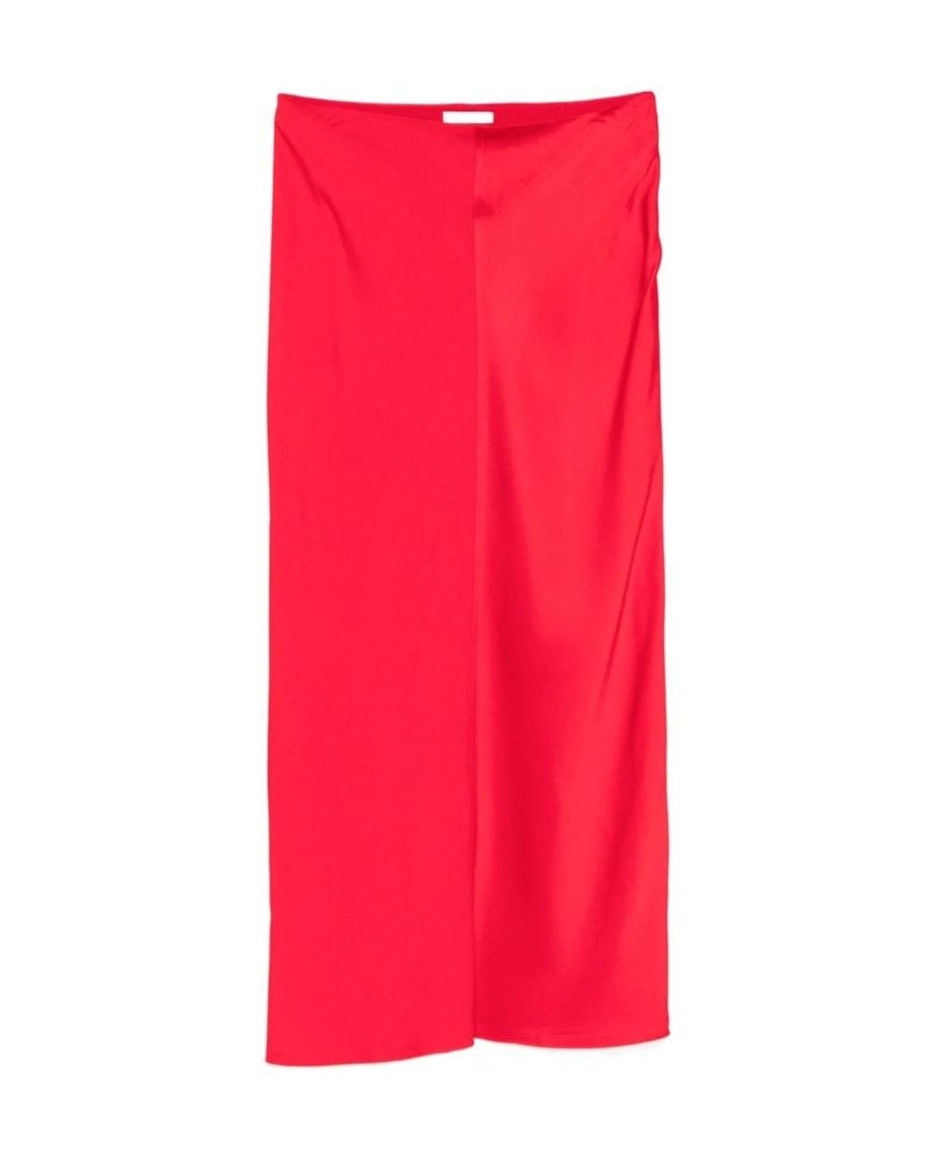 AMI Pink Straight Midi Skirt