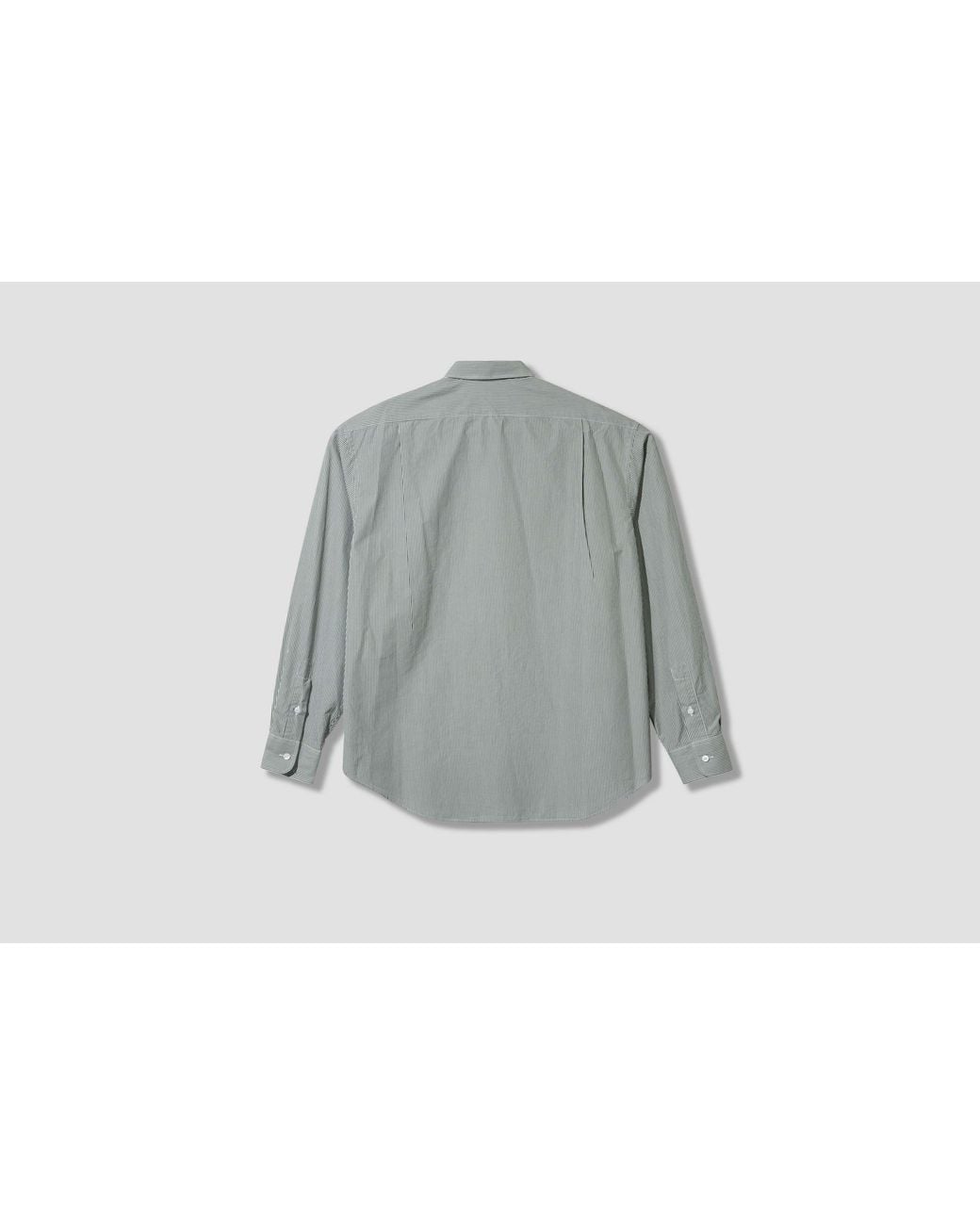 A.PRESSE Gray Wide-Collar Shirt for men