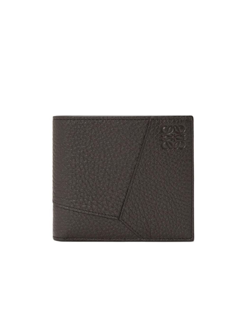 Loewe Black Puzzle Bifold Wallet for men