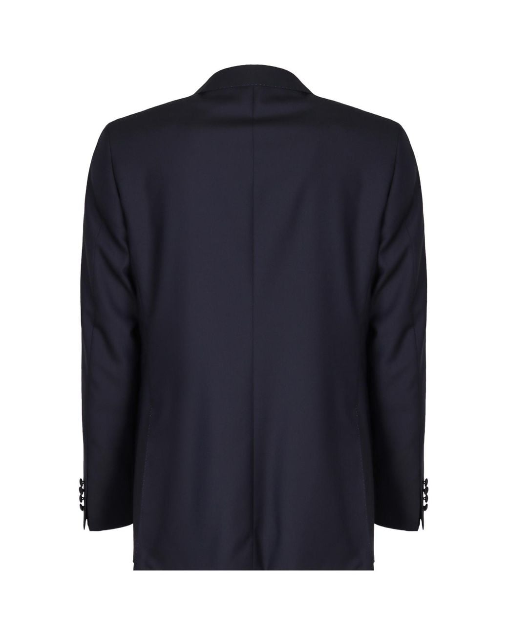 Canali Blue Satin Lapel Two-Piece Suit for men