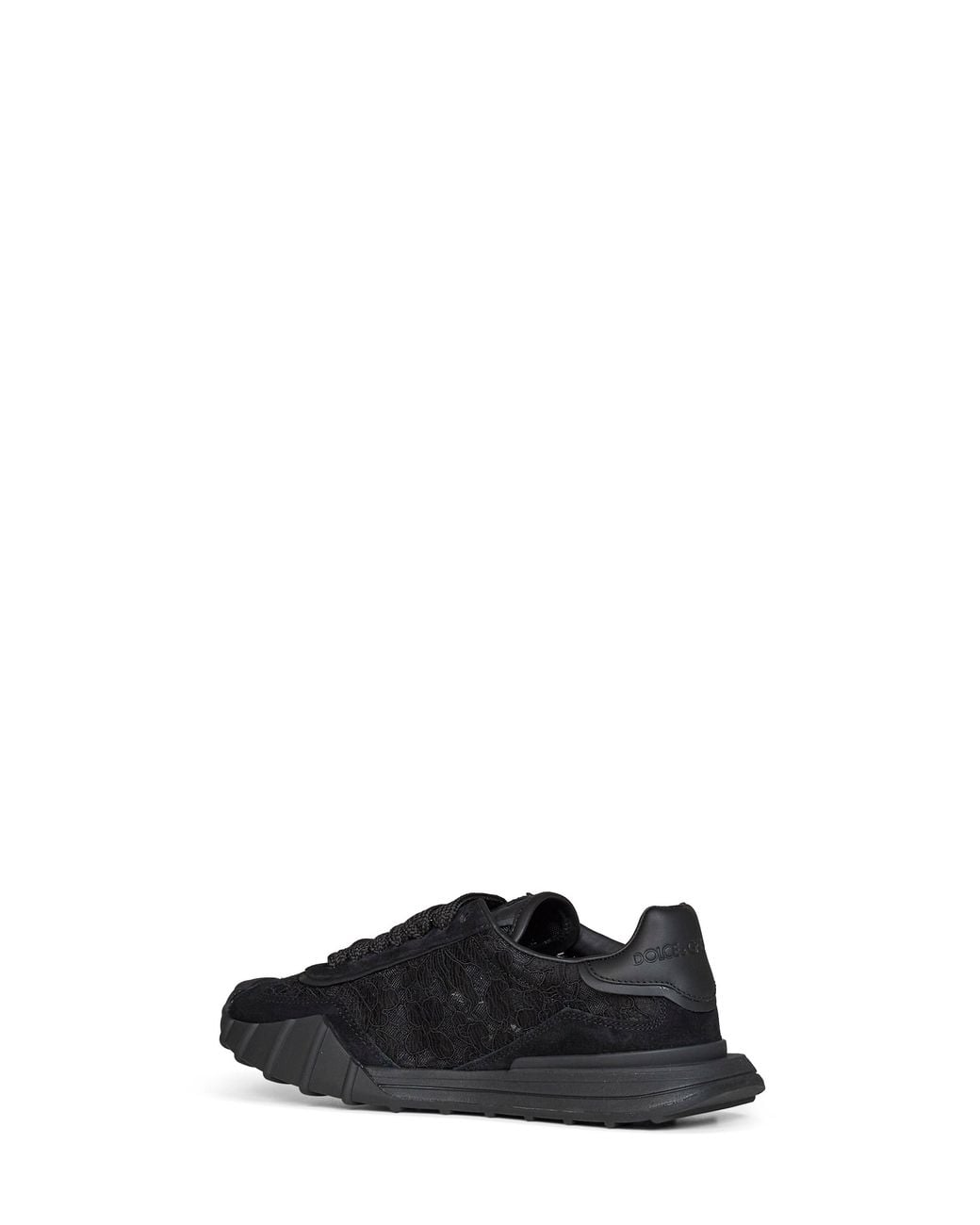 Dolce & Gabbana Black Dg Logo Detailed Sneakers