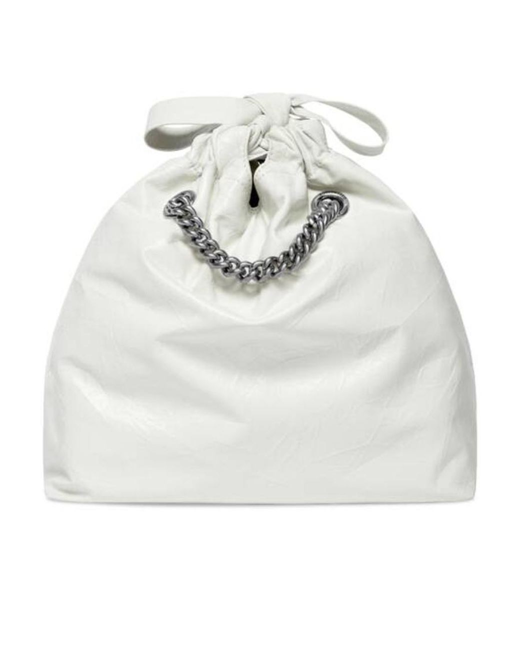 Balenciaga White Borsa Tote Crush Piccola Da Donna