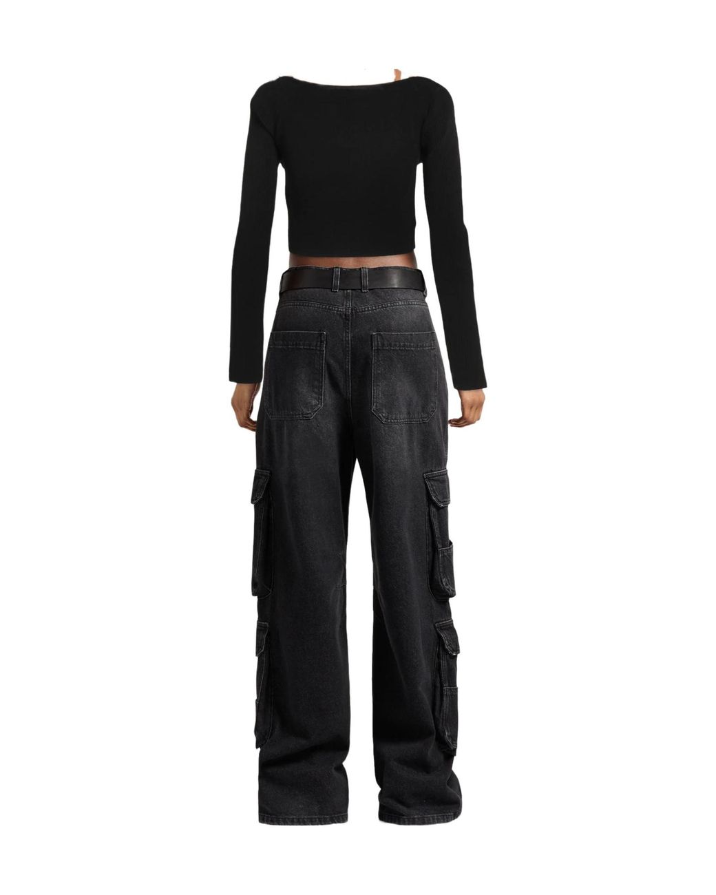 DIESEL Black Solid-Colored Knitwear