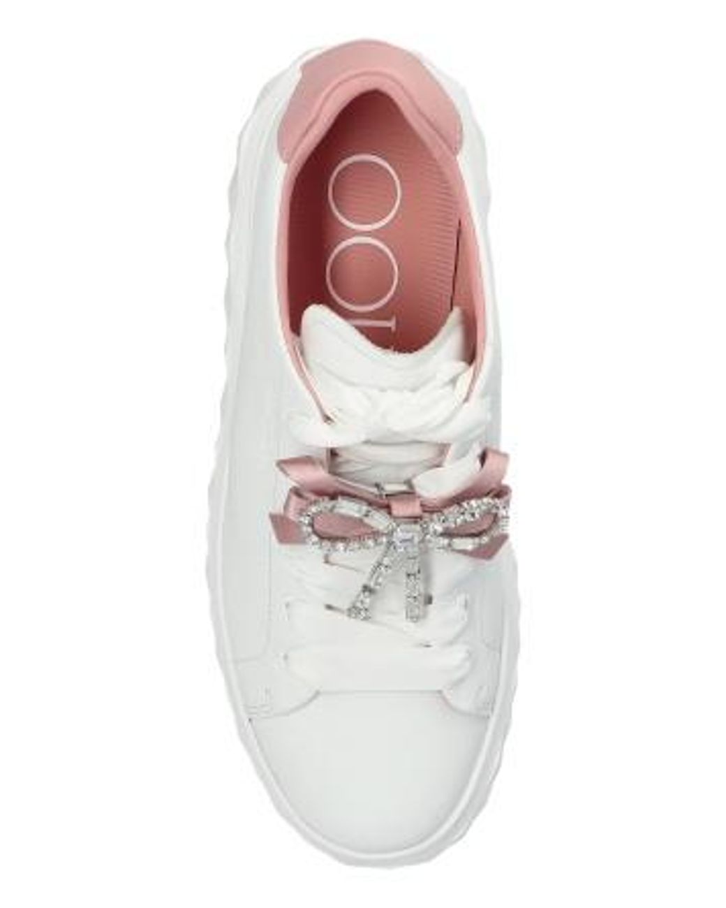 Jimmy Choo White 'Diamond' Sports Shoes
