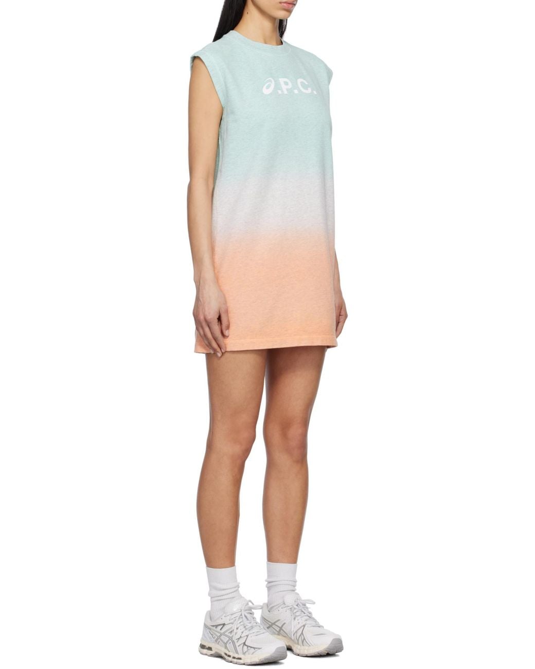 A.P.C. White Valey Mini Dress