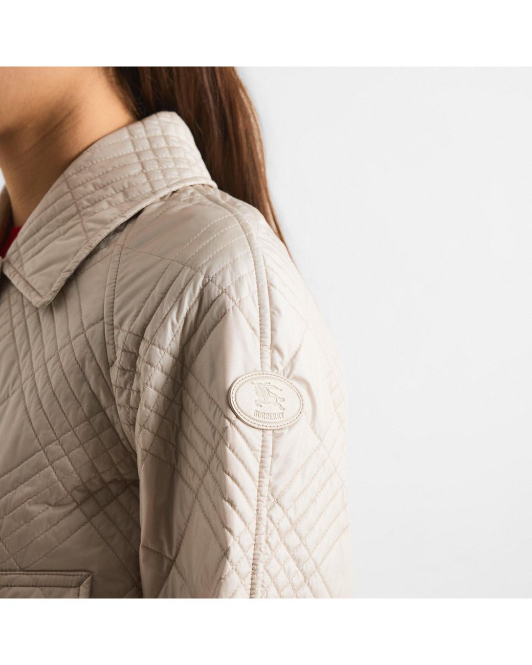 Burberry Natural Solid Color Jacket