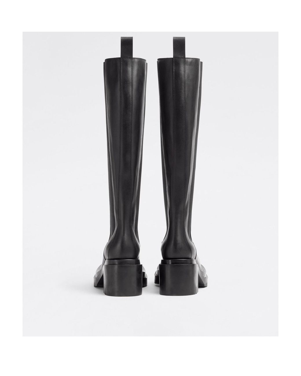 Bottega Veneta Black Lug Chelsea Boots