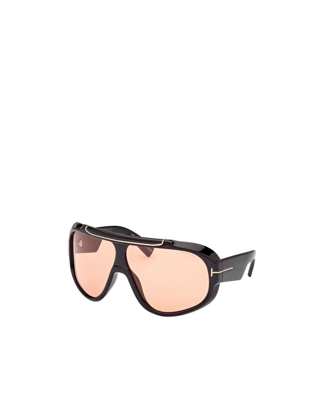 Tom Ford Natural Eyewear Photochormatic Rellen Shield Frame Sunglasses for men