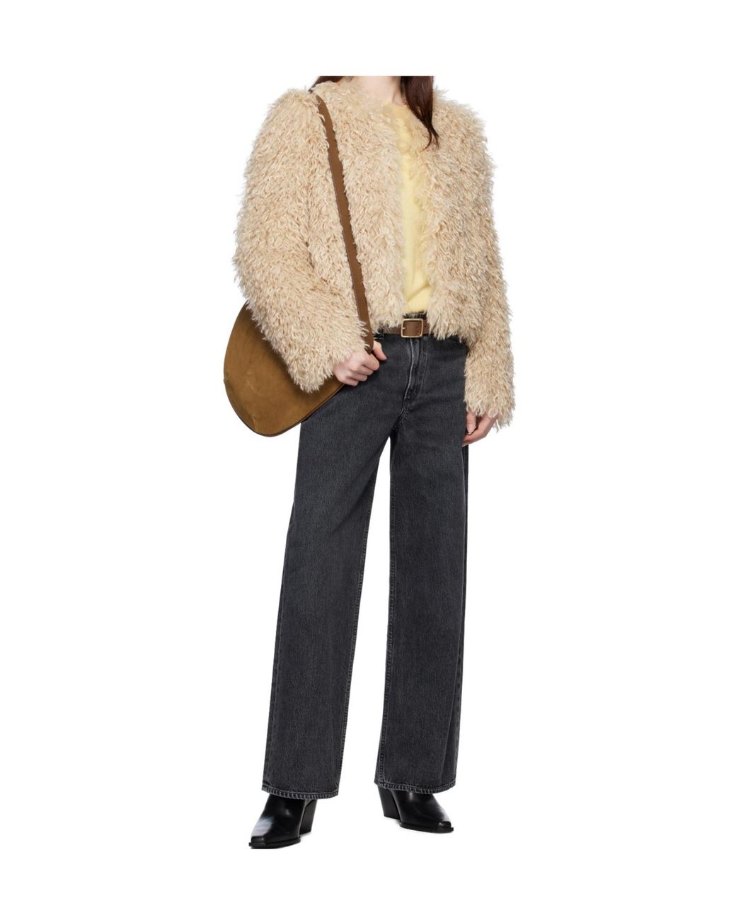 Agolde Blue Five Pocket Denim Trousers