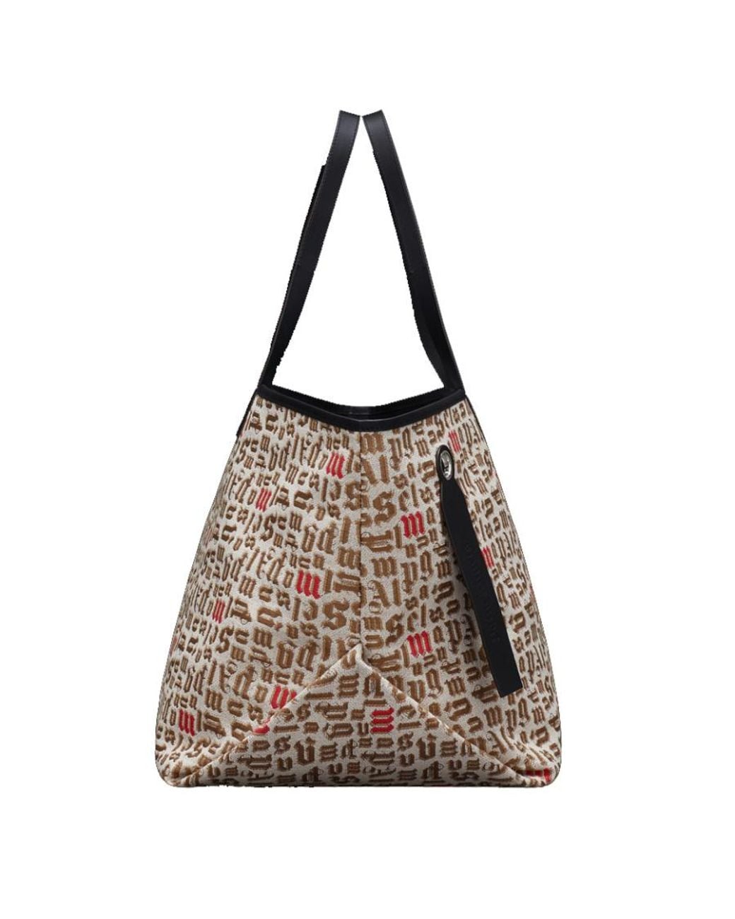 Moncler Brown Printed Handbag for men