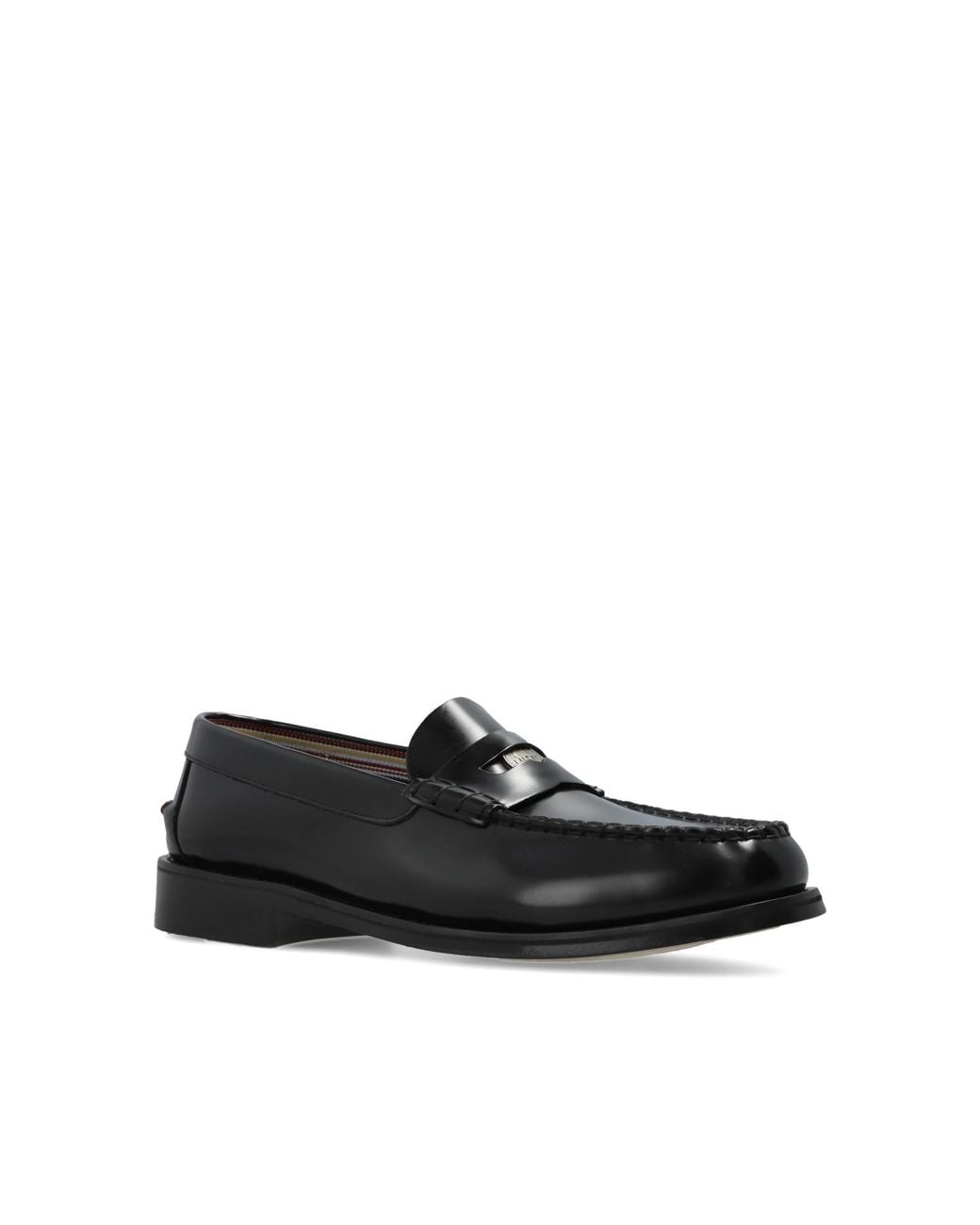 Paul Smith Black Rialto Penny Loafers for men