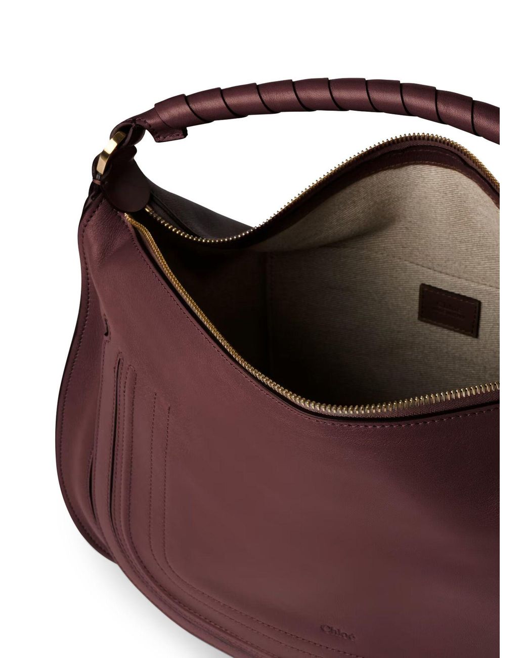 Chloé Red Leather Underarm Bag