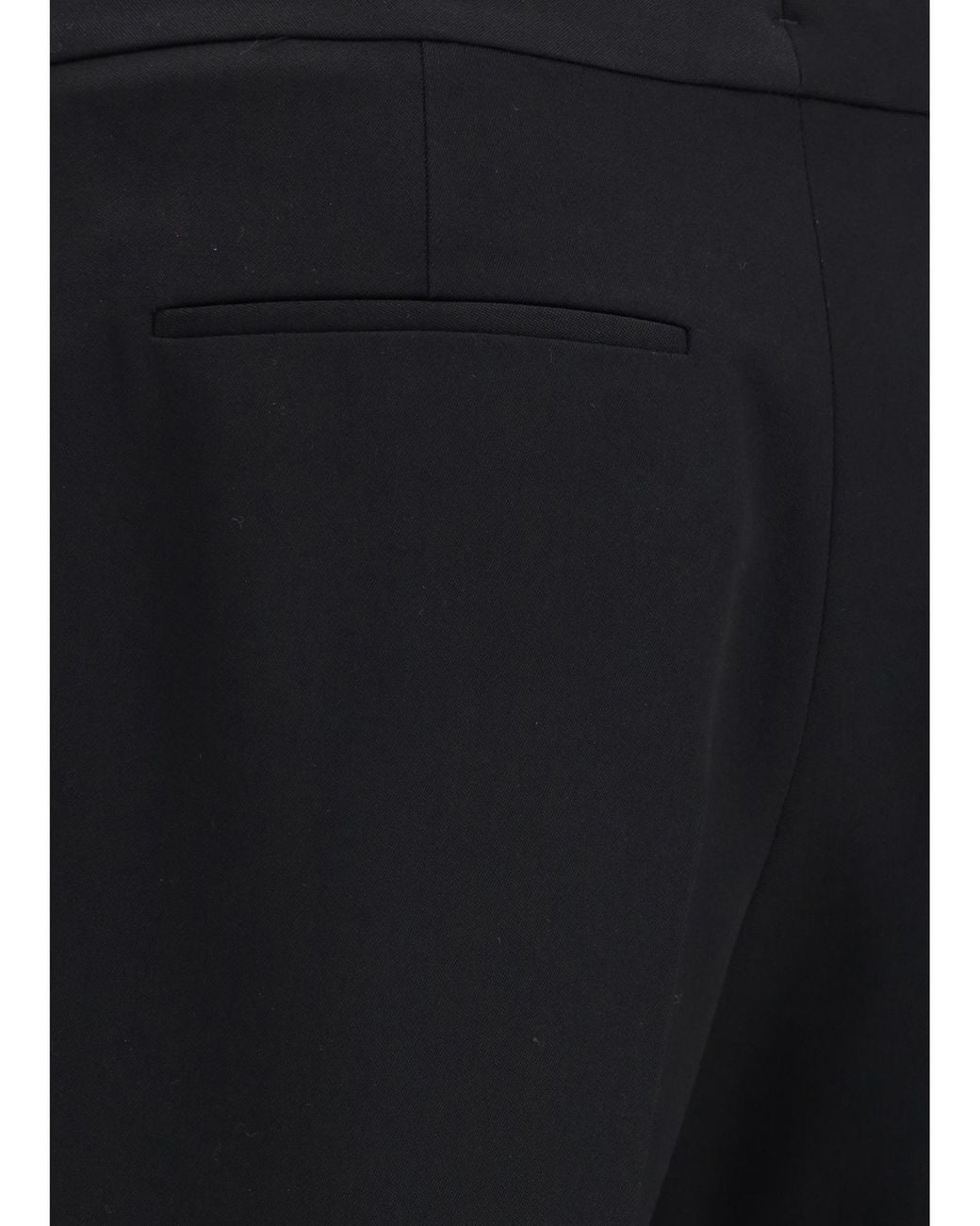 Saint Laurent Black Mid-Rise Slim-Fit Pants for men