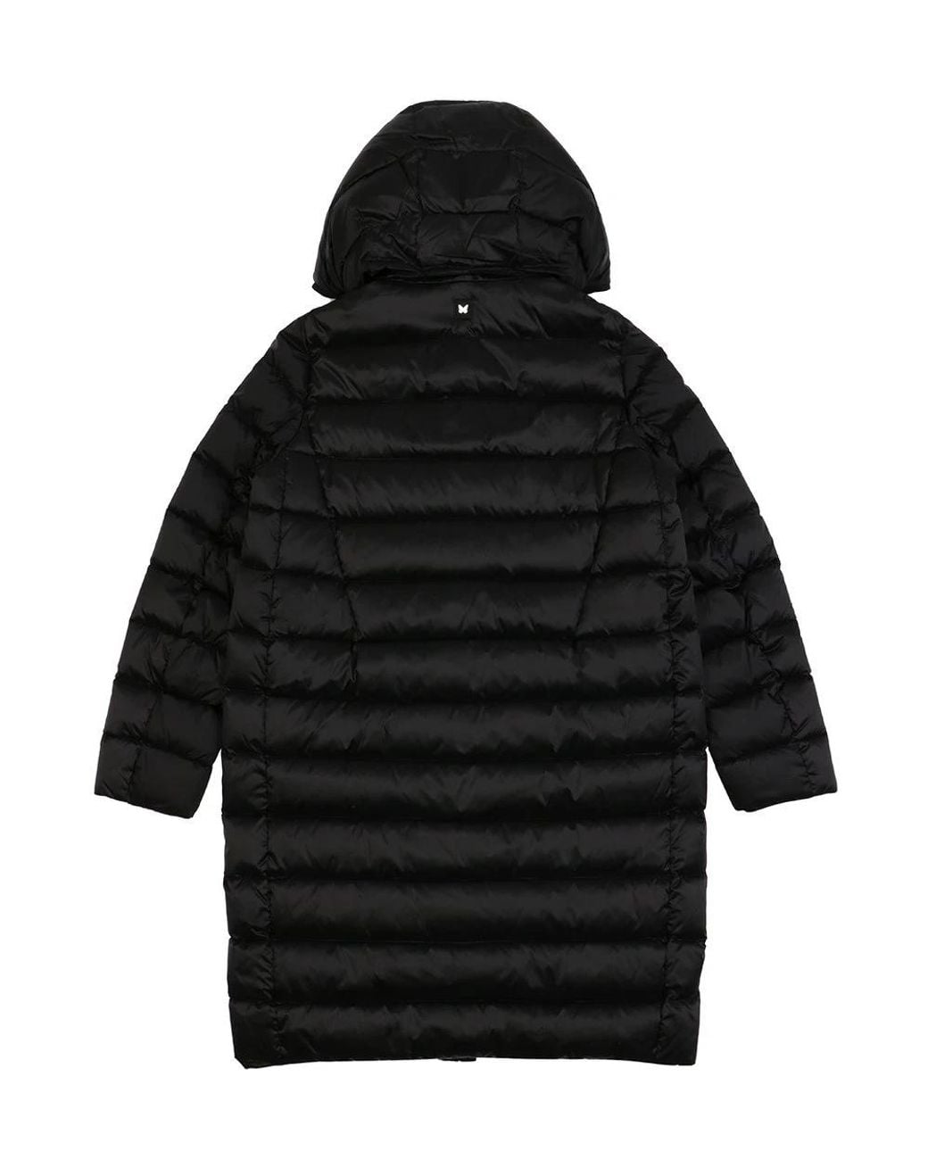 Weekend by Maxmara Black Hooded Quilted Down Jacket