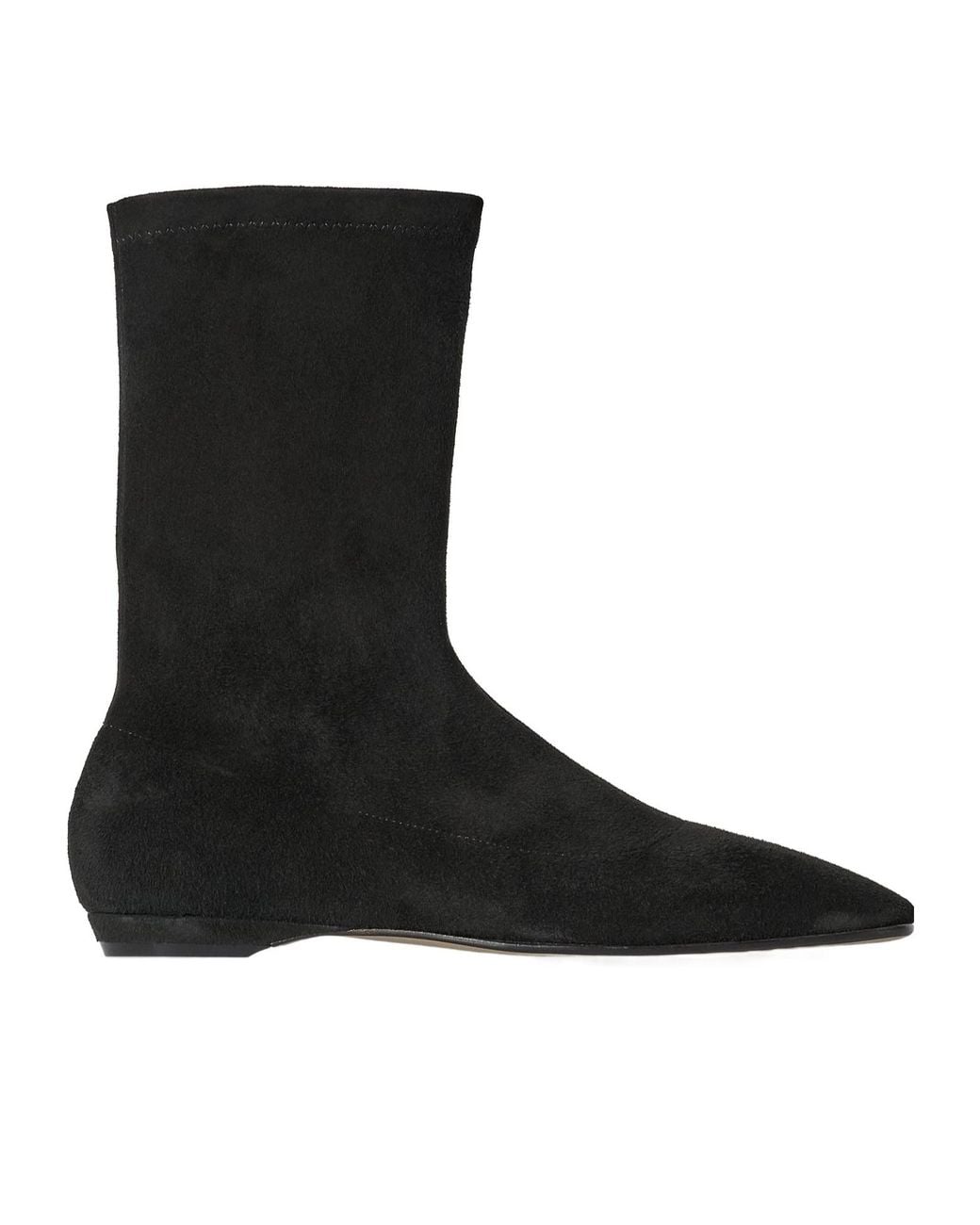 The Row Black Cindy Stretch Boot
