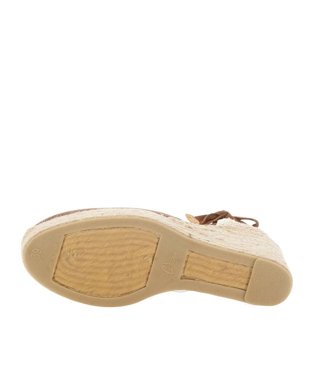 Castaner Natural Castañer Carina Ankle Strap Wedge Espadrilles
