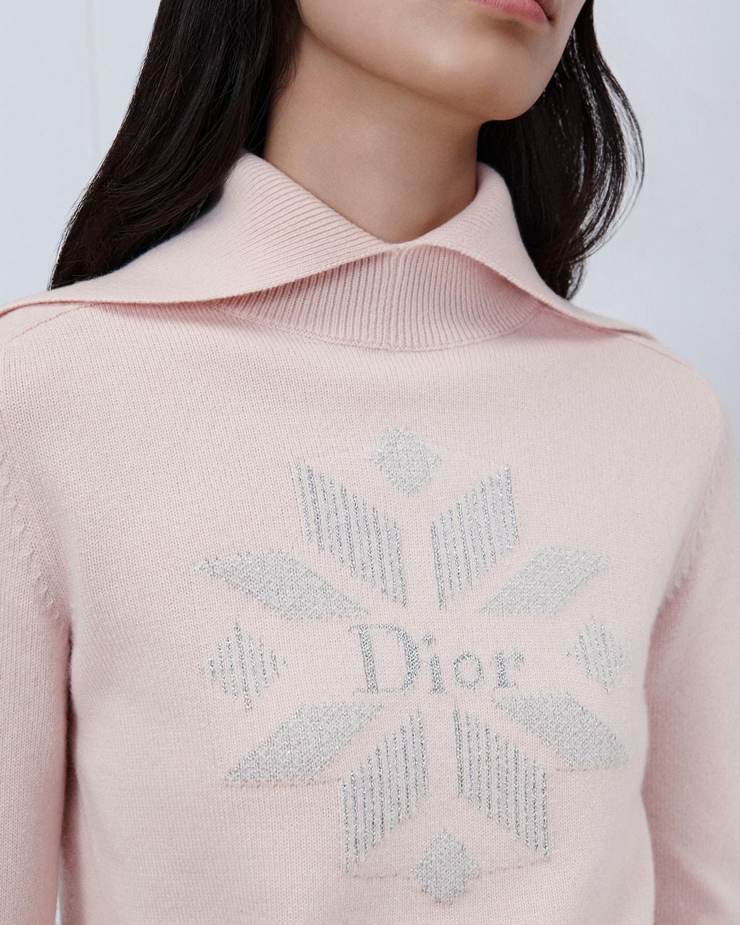 Dior Pink Alps Fitted Sweater