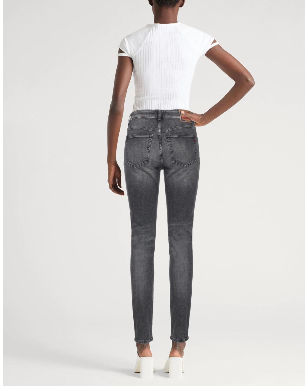 DIESEL Gray Denim Trousers