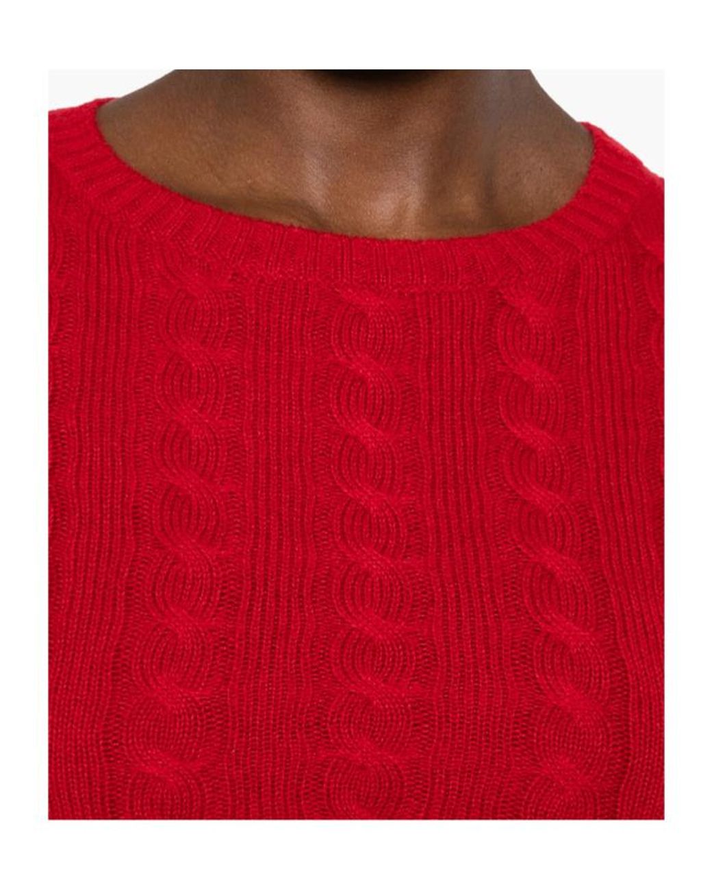 Sporty & Rich Red Long-Sleeved Sweater
