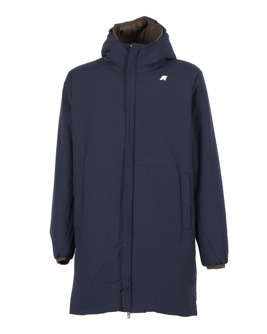 K-Way Brown Jacob St Warm Reversible Jacket for men