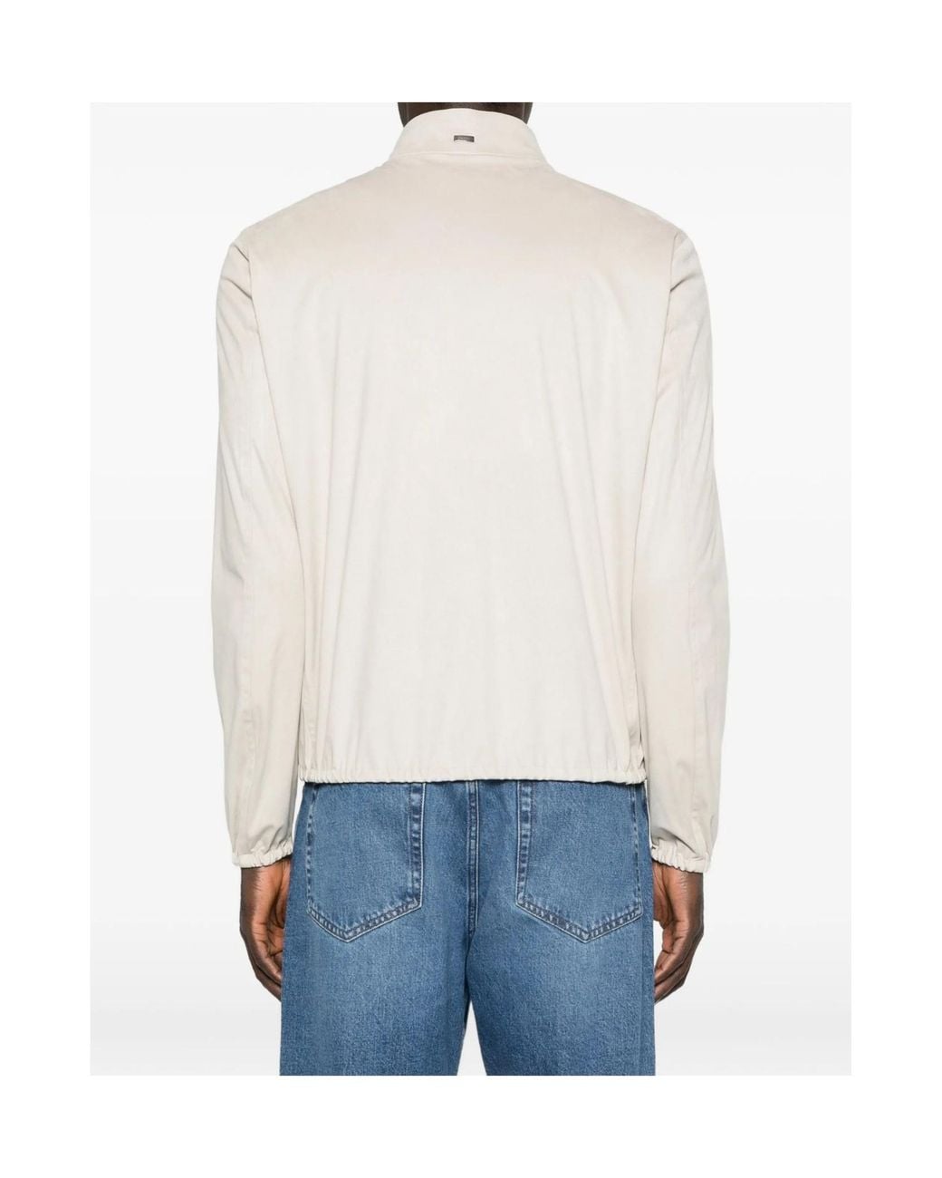 Herno Natural Zip-Up Long-Sleeve Jacket for men