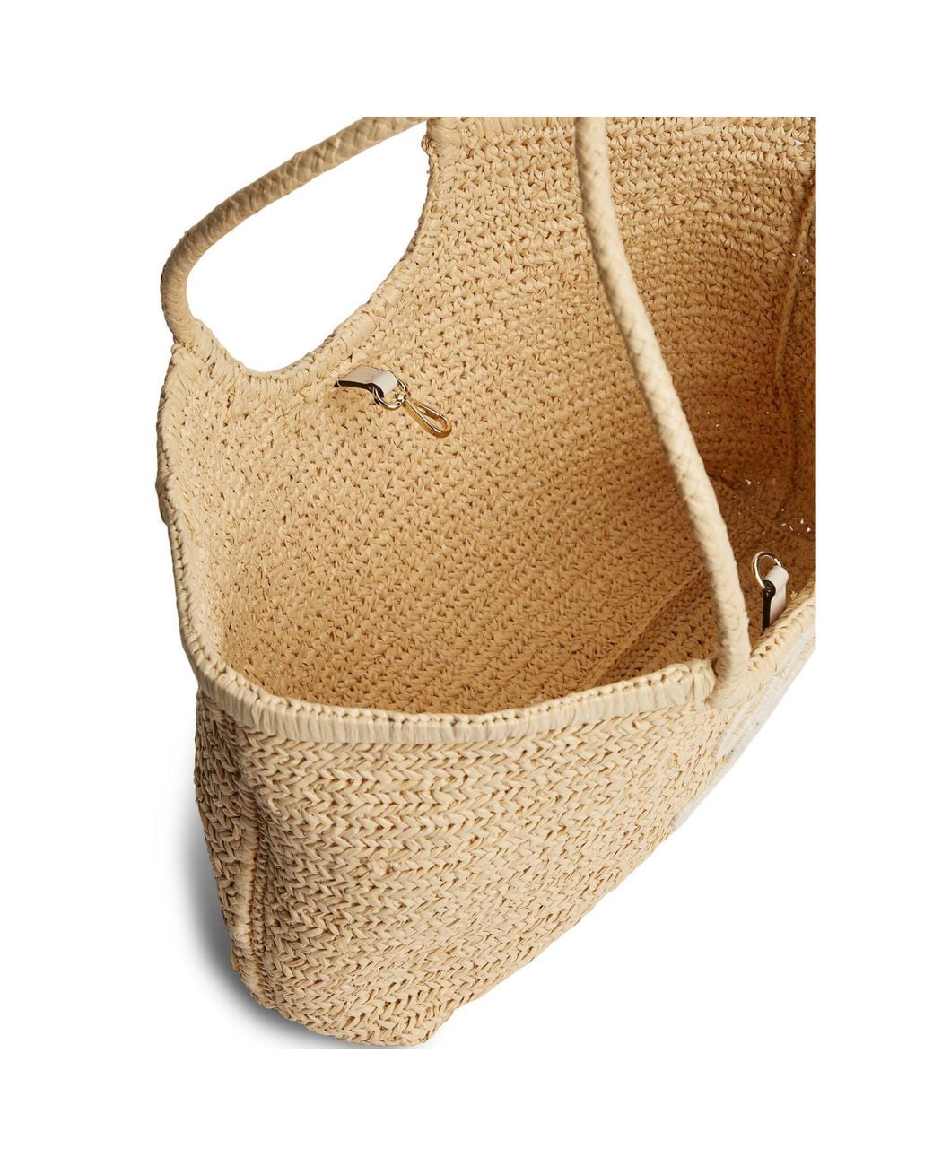 Tommy Hilfiger Natural Woven Straw Tote Bag